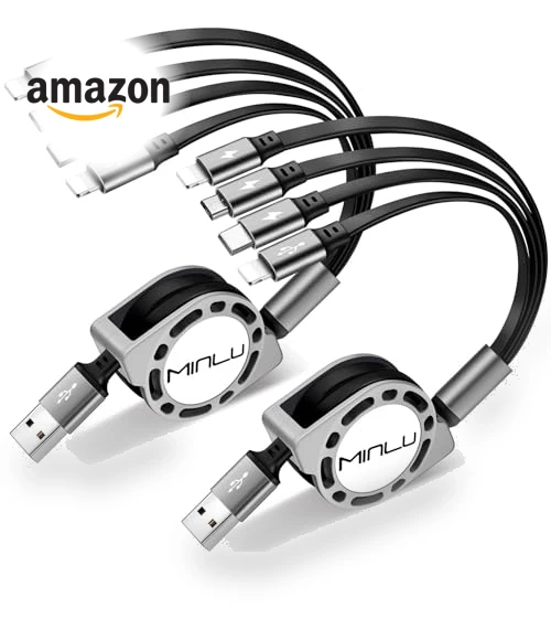 Retractable Multi Charging Cable — Cables, Minlu