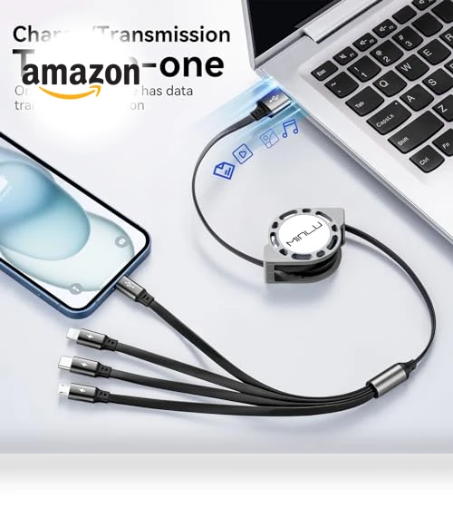 Retractable Multi Charging Cable — Cables, Minlu
