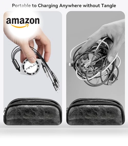 Retractable Multi Charging Cable — Cables, Minlu