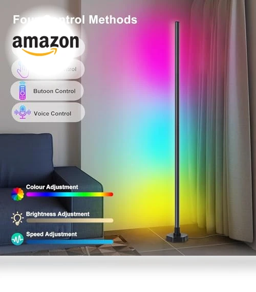 RGBW Corner Floor Lamp — Desk & Table Lighting, YTDRGB