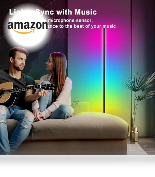 RGBW Corner Floor Lamp — Desk & Table Lighting, YTDRGB