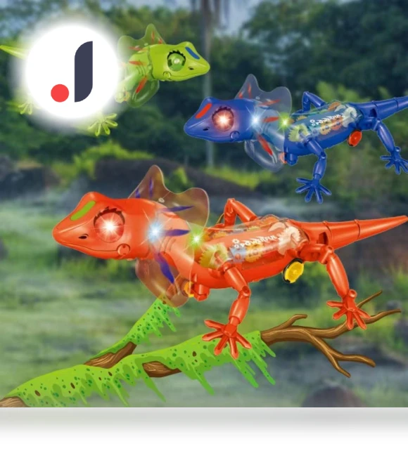 Robotic Electronic Pet Lizard — Interactive Animal Companions, Qinhe