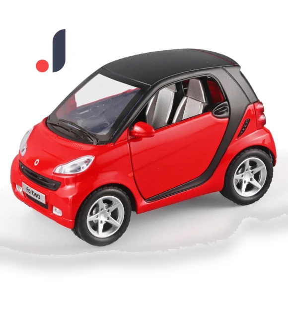 Simulation Benz Smart Alloy Model Car — Miniature Rides & Collectibles, Fourall-Model Cars