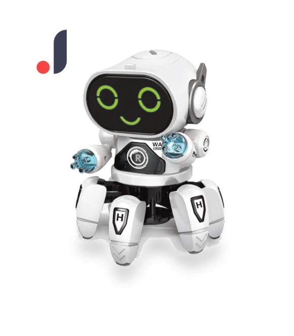 Six Claw Dancing Singing Light Electric Robot Toy — Interactive Figures & Robots, Neoglint