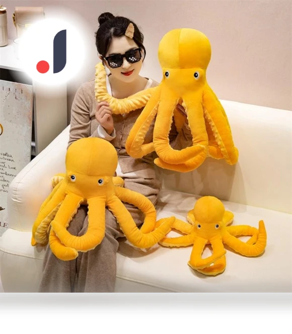 Smart Plush Octopus Toy — Plushies, Bai Fen Bai Toys