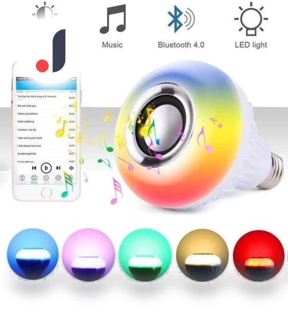 Smart Wireless Speaker Bulb Light — Whole-Home Audio Systems, flower 01
