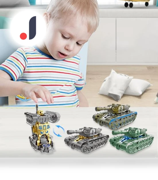 Transformable Robot Tank Spinner — Stress Relievers, jinleyu