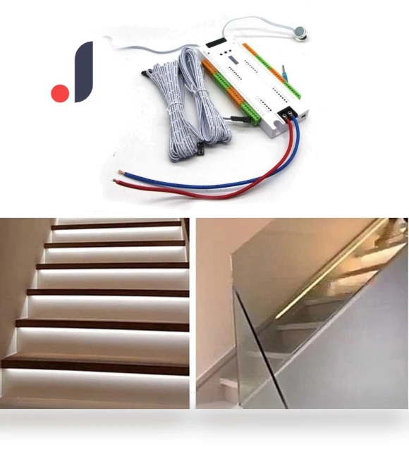 32-Channel LED Motion Sensor Controller for Stairs — Motion Sensors, kingroyal