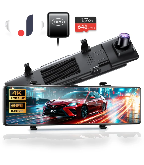4K Dash Cam with Rear Camera — Rearview Cameras for Cars, SAMURAI STYLE