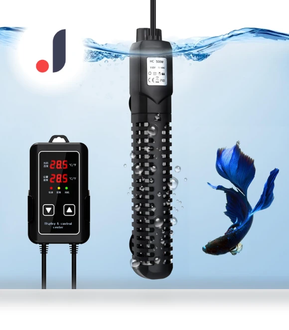 Aquarium Heater with Automatic LED Temperature Control — Heaters & Chillers, SAMURAI STYLE