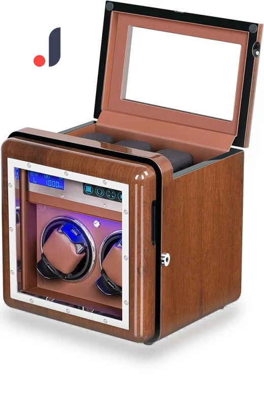 Automatic Mechanical Wristwatch with LED LCD Touchscreen — Men's Timepieces, MIYAKO DENKI