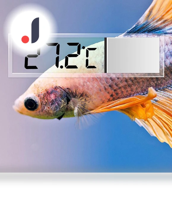 Electronic LCD Digital Aquarium Thermometer — Thermometers, Partition Wall