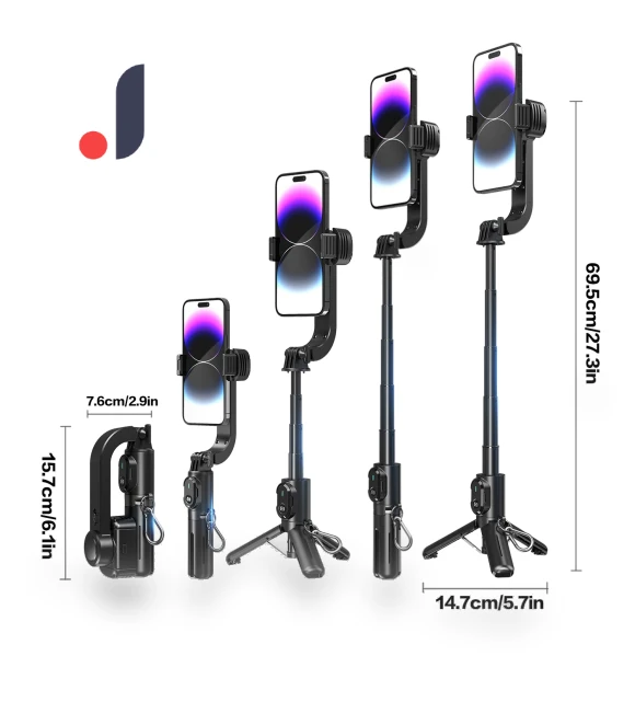 Mini 1-Axis Gimbal Selfie Stick Tripod Stabilizer — Selfie Sticks, AE Selection