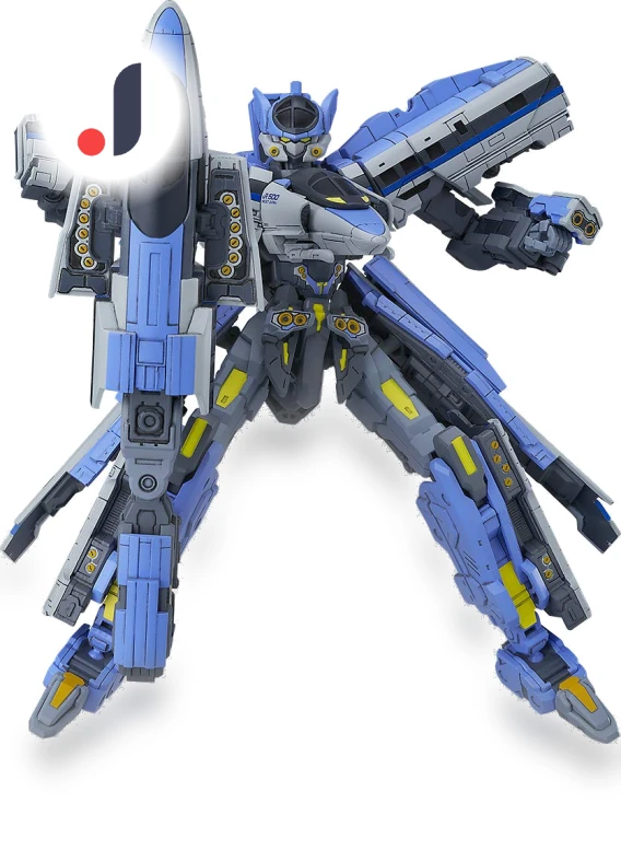 Shinkansen Transforming Robot Model Kit — Figure, TAKUMIYA