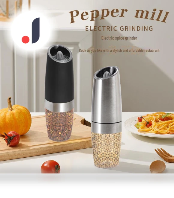 Smart Electric Gravity Salt and Pepper Mill — Pepper Mills, Perfect choice for your home
