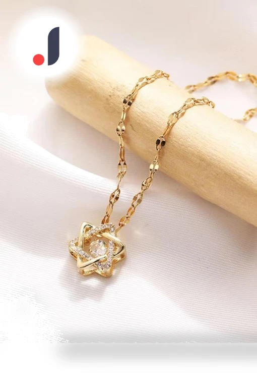 Smart Hexagram Necklace — Smart Jewelry, Commodity Jewel