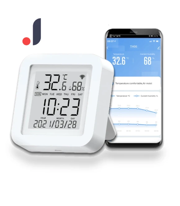 Smart WiFi Temperature and Humidity Monitor — Home Climate Control, Zen-Japan Electronics