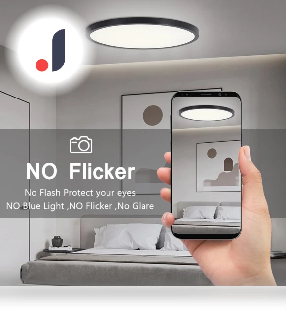 Ultra-Thin Smart LED Ceiling Light Panel — Overhead Lighting, Good Household Items