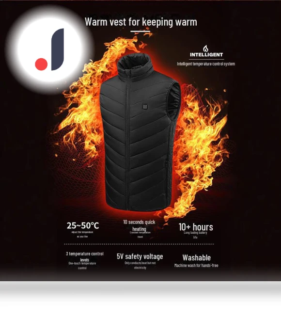 Unisex Smart Winter Vest with Heating — Men's Vests, VividTrove