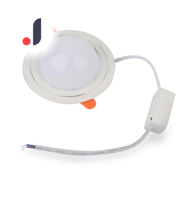 White 7W RGB+W Smart WiFi LED Recessed Ceiling Light — Recessed Lighting, KONNWEI