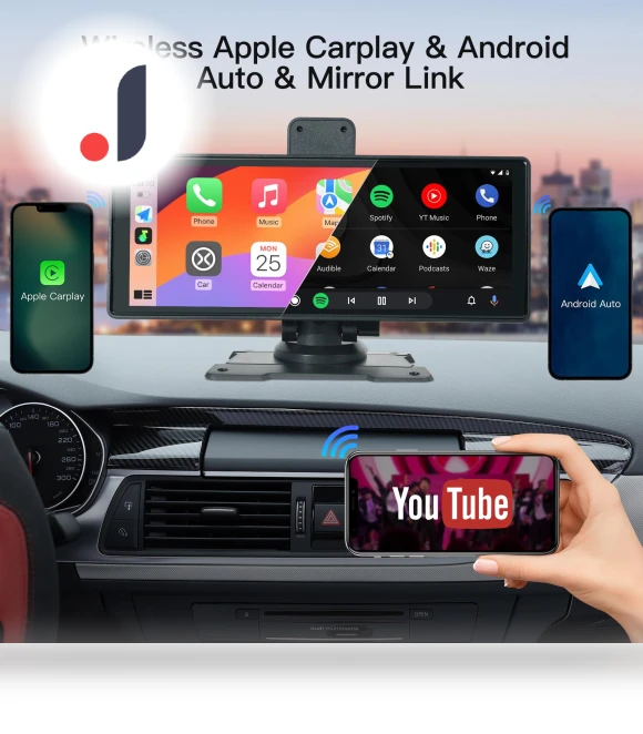 9.3-inch Carplay Display for Car Stereo — Stereo Receivers, carabc