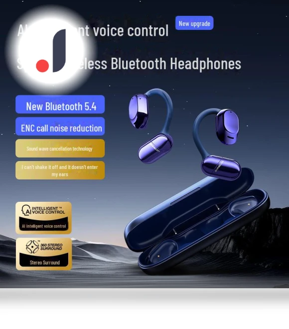 AI Smart Bluetooth Headset with Noise Cancellation — Headsets, ElectroCN