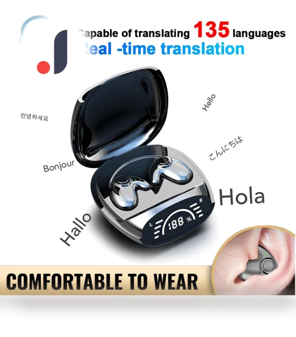 AI Translation Earbuds — In-Ear Headphones, Meiteai-Electronics