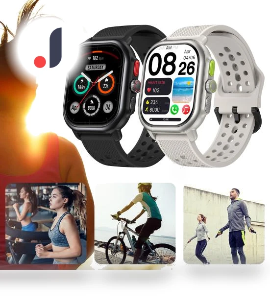 Digital Sports Watch with Large AMOLED Touch Screen — Smartwatches, LOMEII Electronic