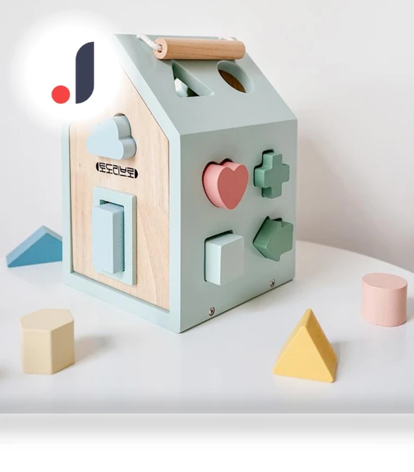 Educational Geometric Shape Matching Building Block Smart House — Construction Kits, TK Toys