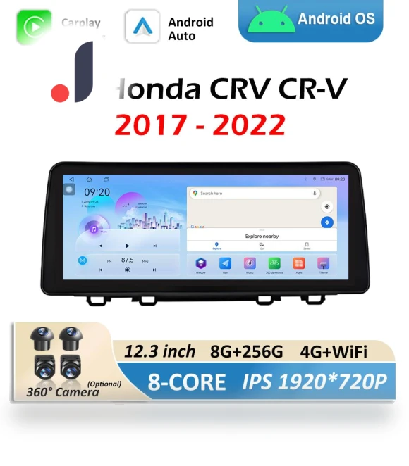 GPS Navigation Stereo for Honda CRV CR-V 2017-2022 — Navigation & GPS Accessories, AutoSphere