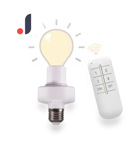 Living Room Remote Controller For LED Bulb Lamp Holder — Smart Home Modules, hongsee