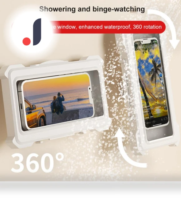 Rotating Waterproof Wall Mount Phone Holder — Mounts, Vinde Home