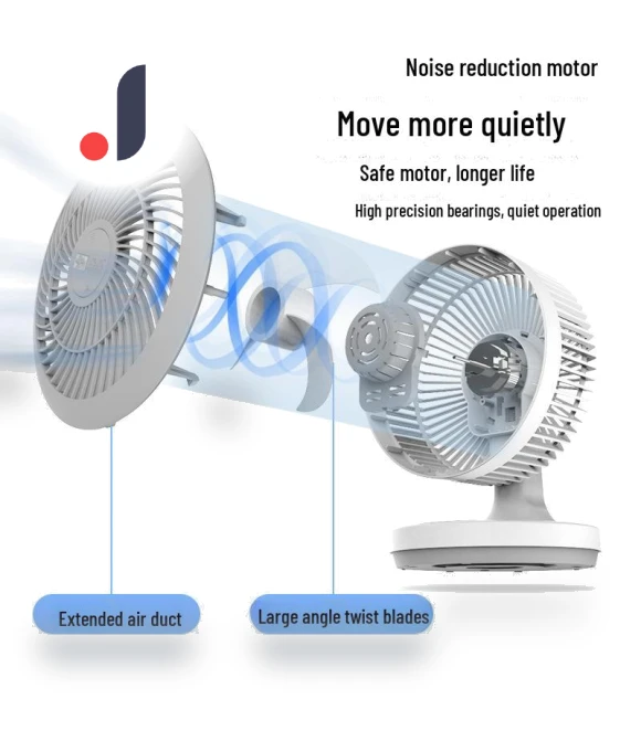 Silent Foldable Fan with Remote Control — Portable Cooling Solutions, ElectroCN