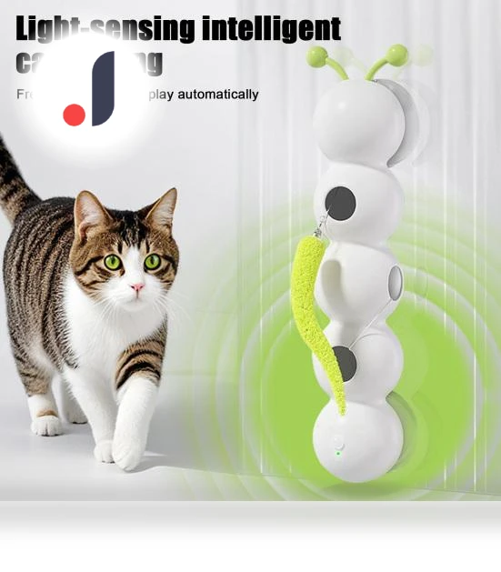 Smart Moving Worm Cat Toy — Cat Playthings, Pets Home