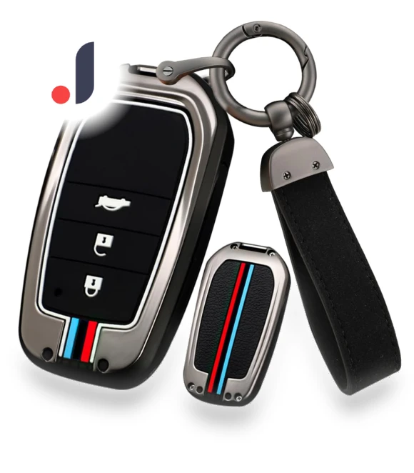 Textured Aluminum Smart Key Cover — Key Holders & Accessories, JAPAN ANIME BRIDGE