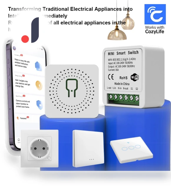 WiFi Smart Mini Switch — Smart Home Modules, CozyLife