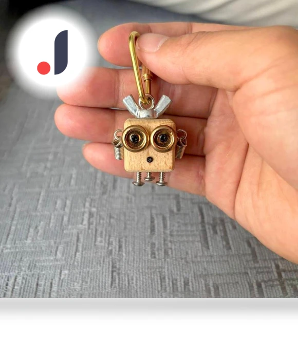 Car Shape Punk Robot Pendant — Keyrings & Keychains, PC3Life