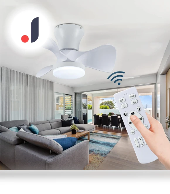 Ceiling LED Light Fixture with Fan — Ceiling Fans & Accessories, Seahorse Home