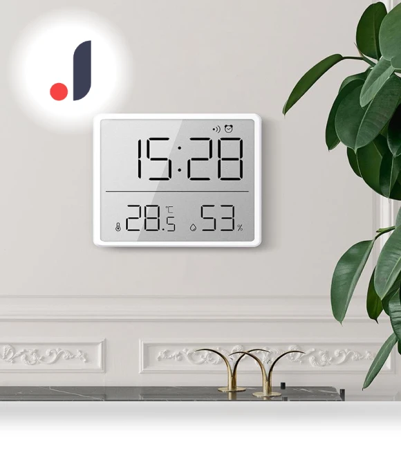 Digital Wall Clock with Temperature Display and Alarm — Clocks, Smarter than future
