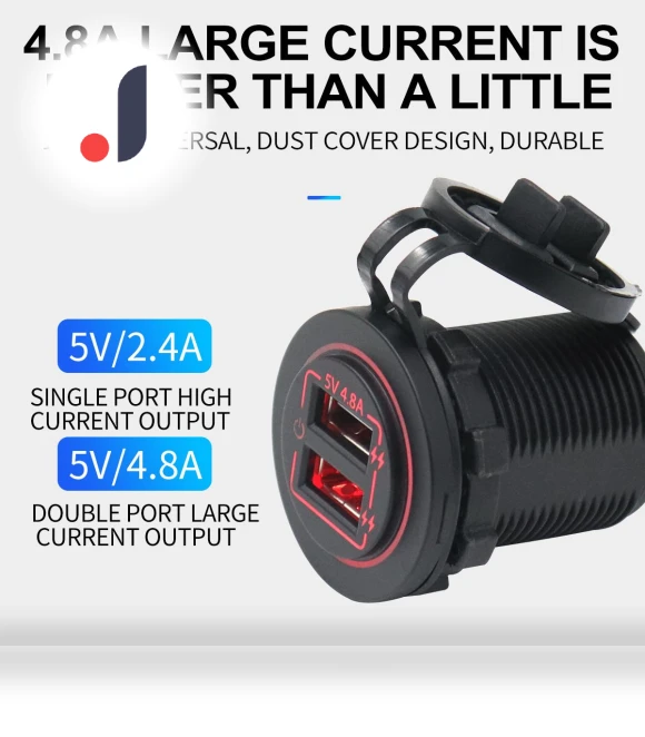Dual USB Car Charger — Chargers & Cables, Modern Home Furnishing