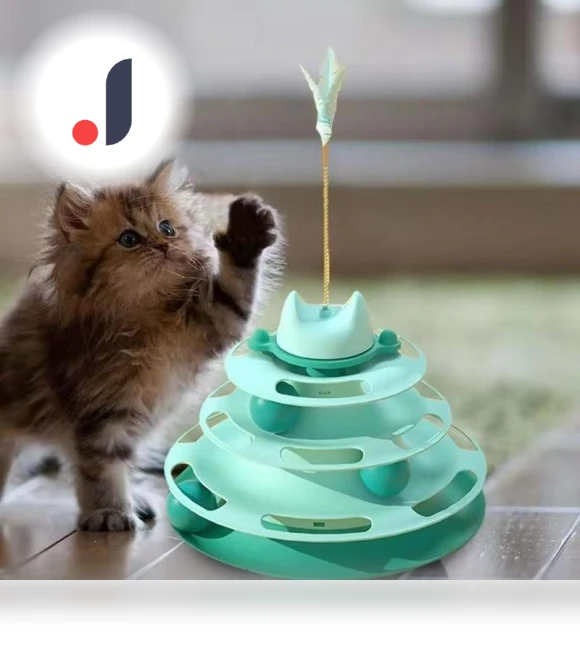 Interactive Tower Cat Toy — Cat Playthings, Smart Pet Supplies
