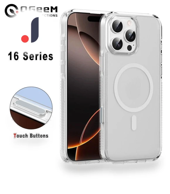 Magnetic Clear Phone Case — Basic Cases, QGeeM