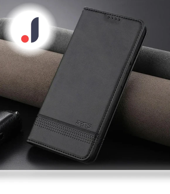 Magnetic Leather Wallet Case — Flip Cases, CASE-FE1