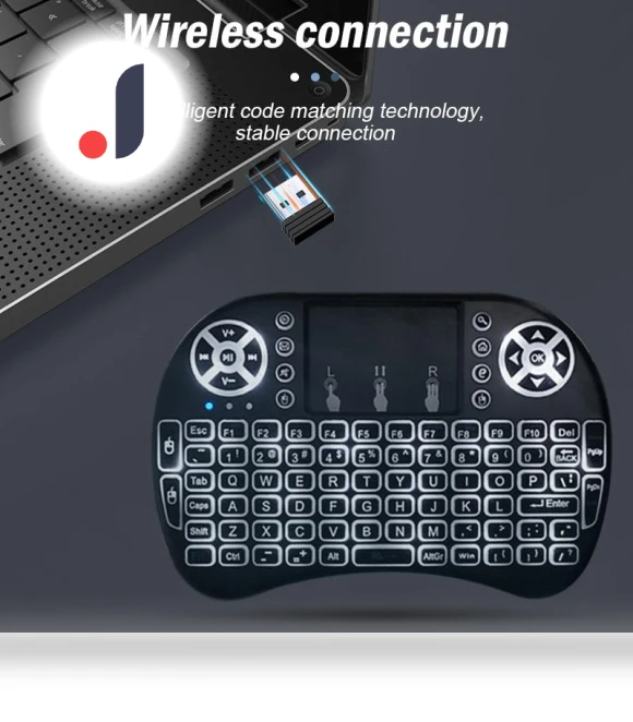 Mini Wireless Keyboard Flying Mouse 2 — Keyboards, ZXXY