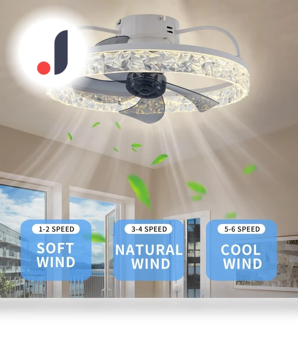 Modern Ceiling Fan with Lighting — Ceiling Fan Lighting Solutions, Luminaire Lighting Mall
