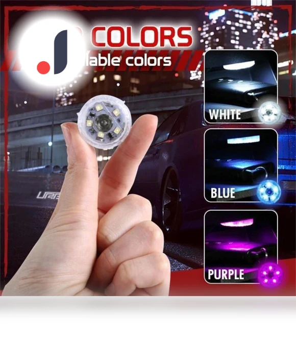 Portable Stick-on LED Touch Light — Courtesy Lamp, Annaa