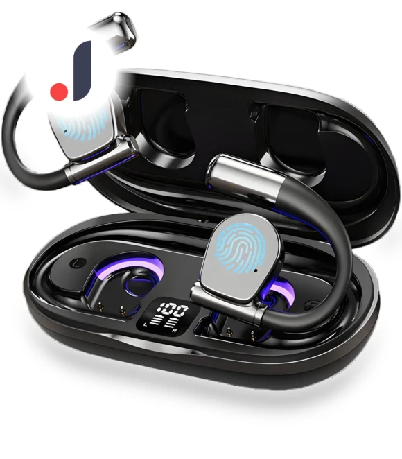 Real-time AI Translator Earbuds — Language Translators, Junmaocun