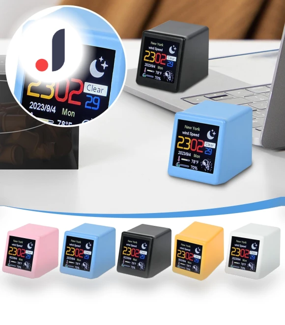 Smart Desktop WIFI Station with Electronic Weather Clock — Clocks, Ren Peishi