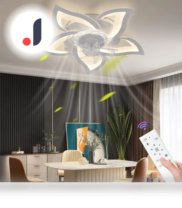 Smart LED Ceiling Fan with Light — Ceiling Fan Lighting Solutions, Seahorse Home
