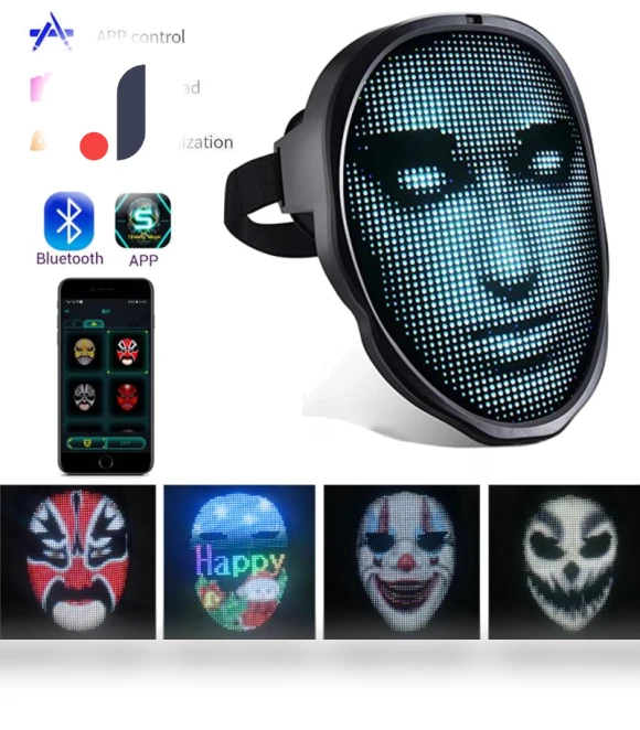 Smart LED Face Masks — Masks, Crown Global